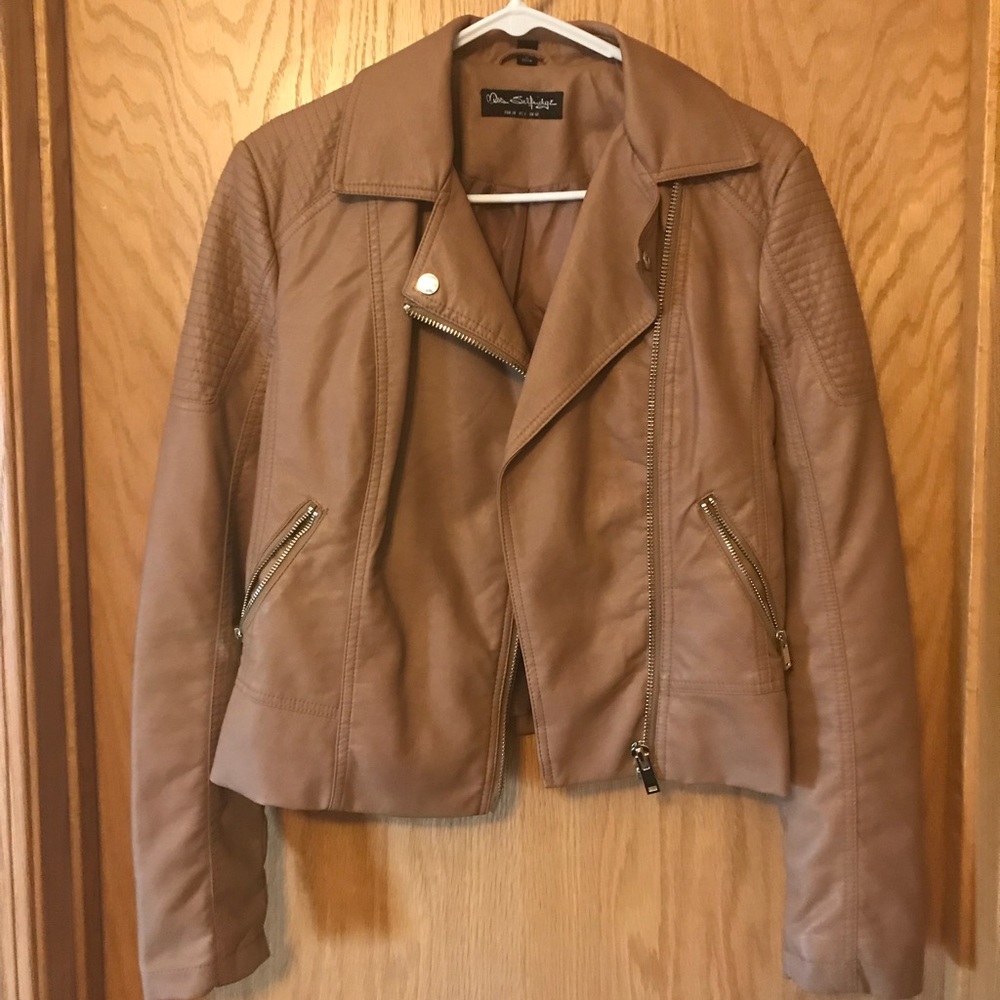 Faux leather, Moto Jacket, size 6, Miss Selfridge